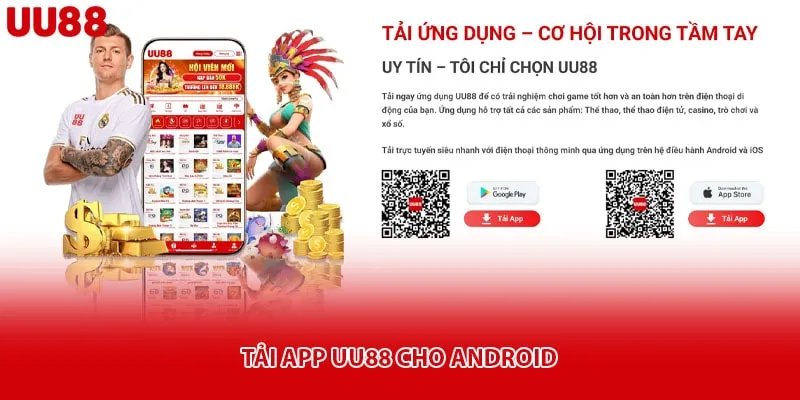 Tải app UU88 cho Android