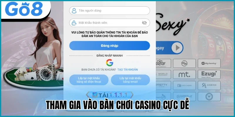 Bí quyết chơi hiệu quả tại Casino Go8